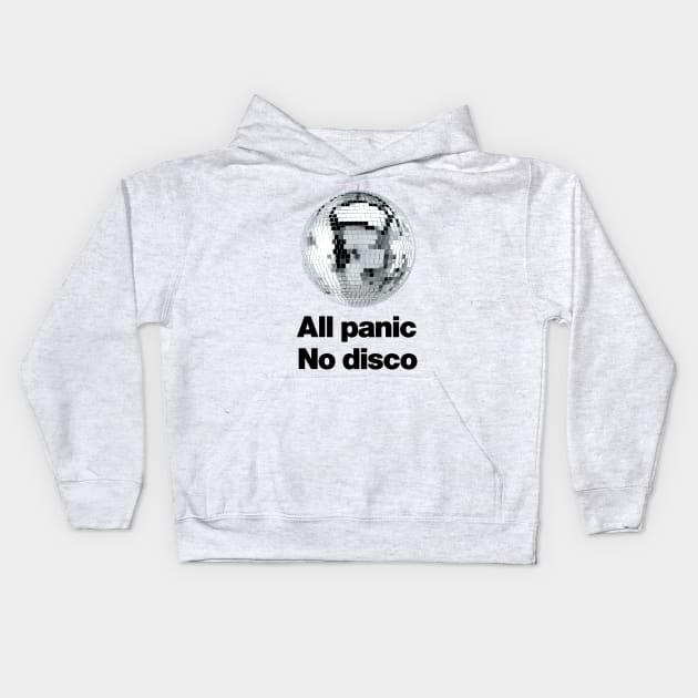 All Panic No Disco Kids Hoodie by swallo wanvil